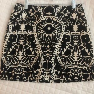 Black and white skirt